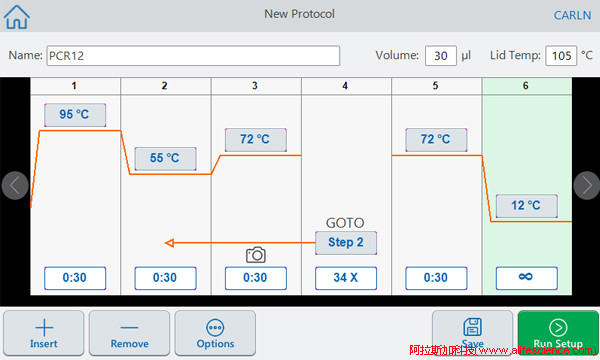 CFX Opus 96 CFX96-touch實時熒光定量PCR儀TD程序設定界面.jpg