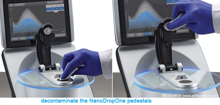 NanoDrop OneC微量紫外可見光度計測試中的樣品清理.jpg